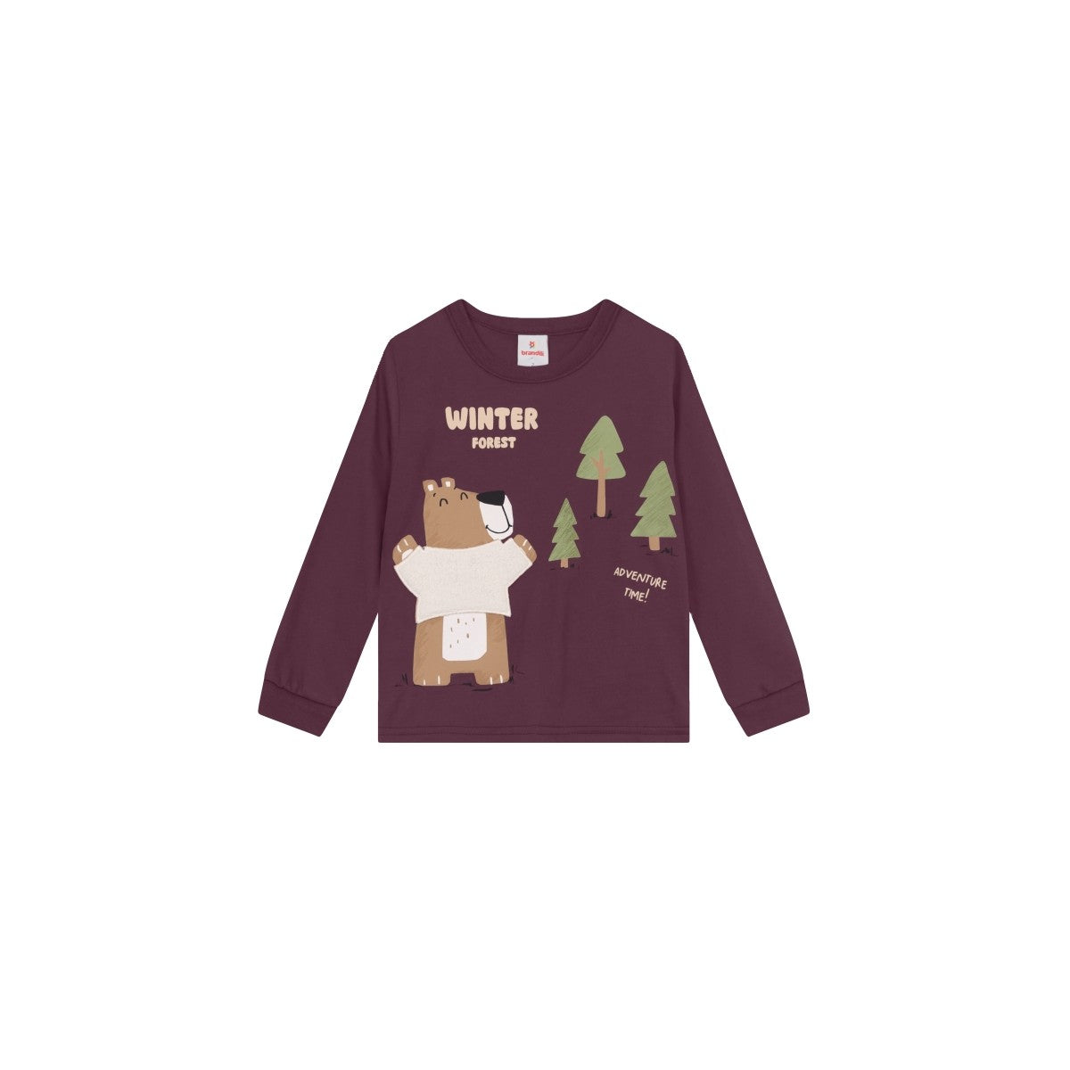 Camiseta Infantil Menino Urso