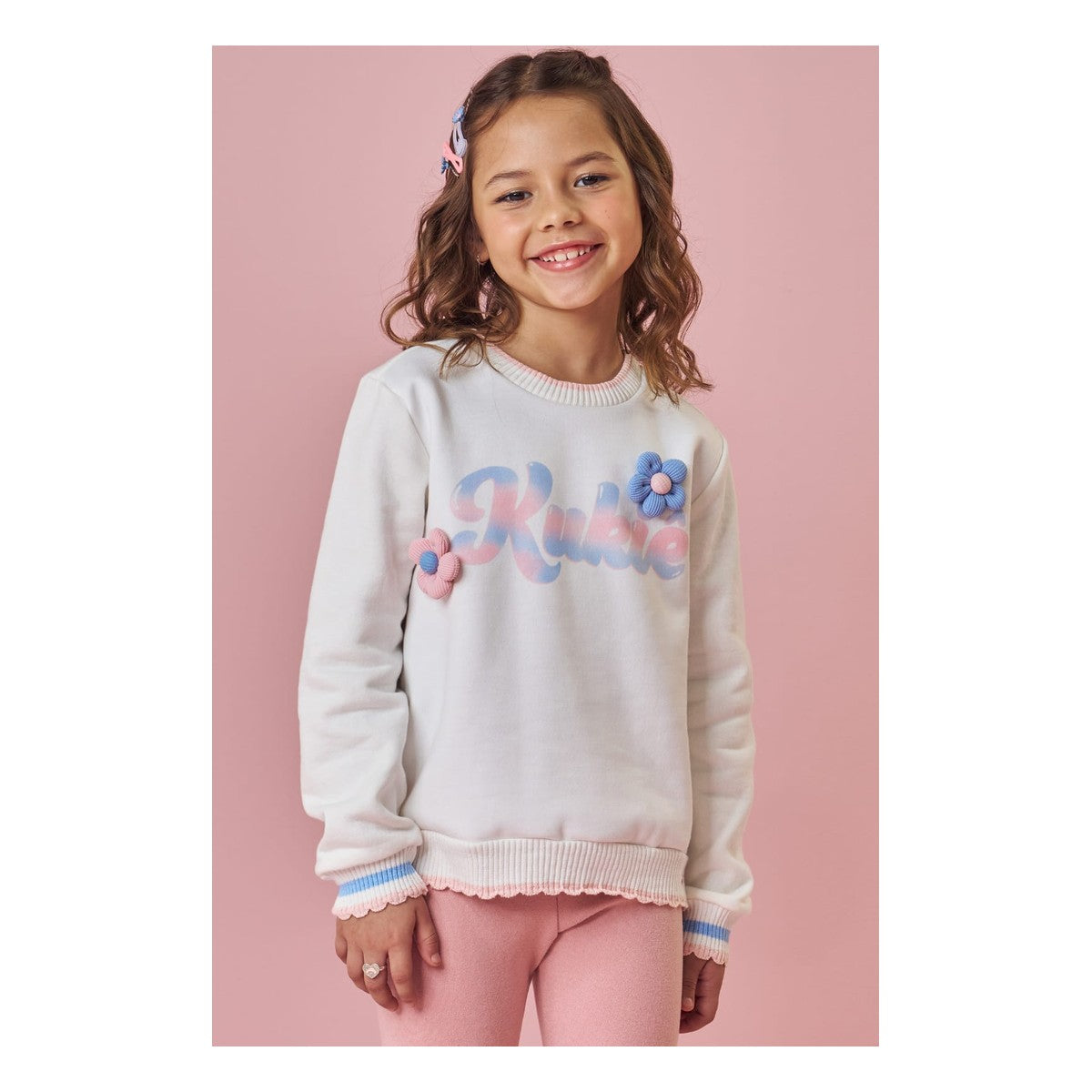 Blusao Em Molecotton Off White
