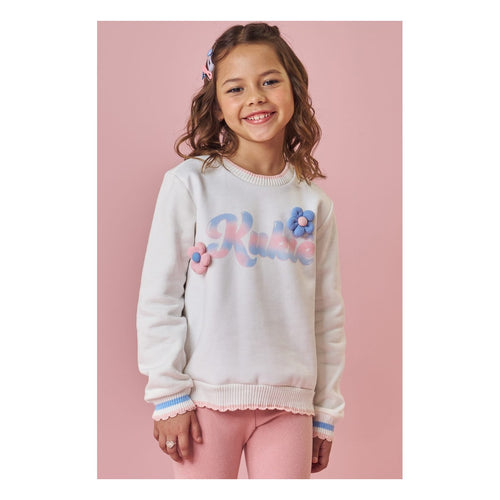 Blusao Em Molecotton Off White